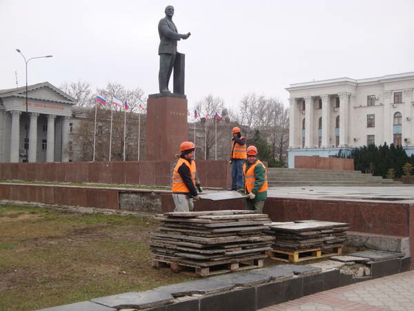 В Симферополе началась реконструкция главной площади