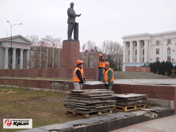 В Симферополе началась реконструкция главной площади